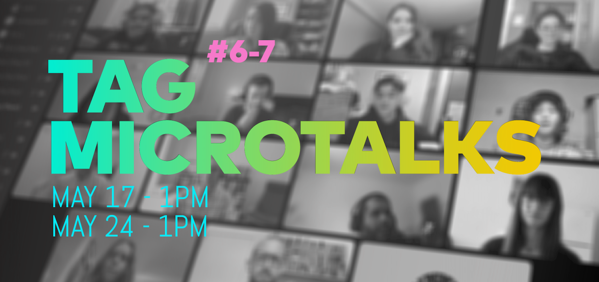 TAG MICROTALKS promotional banner
