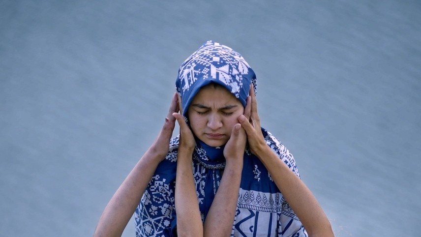 Still from FLYING HANDS