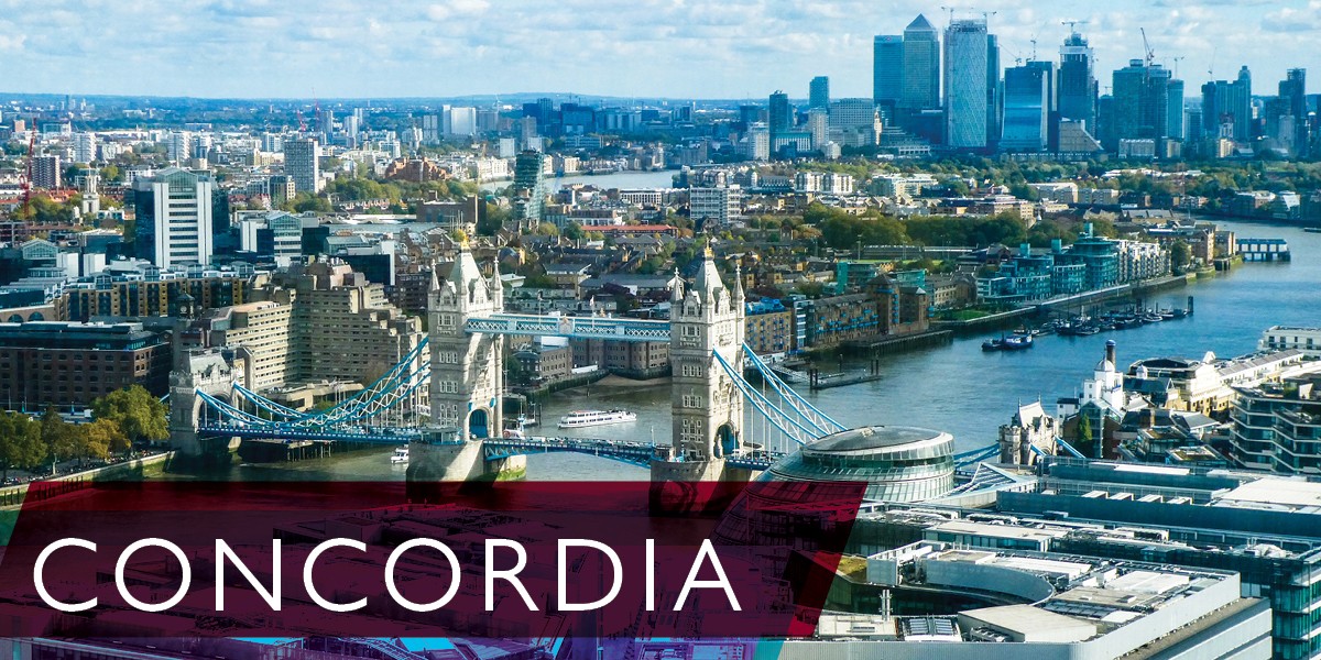 aerial photo of London, England