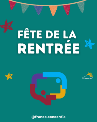 Affiche pour la Fête de la rentrée