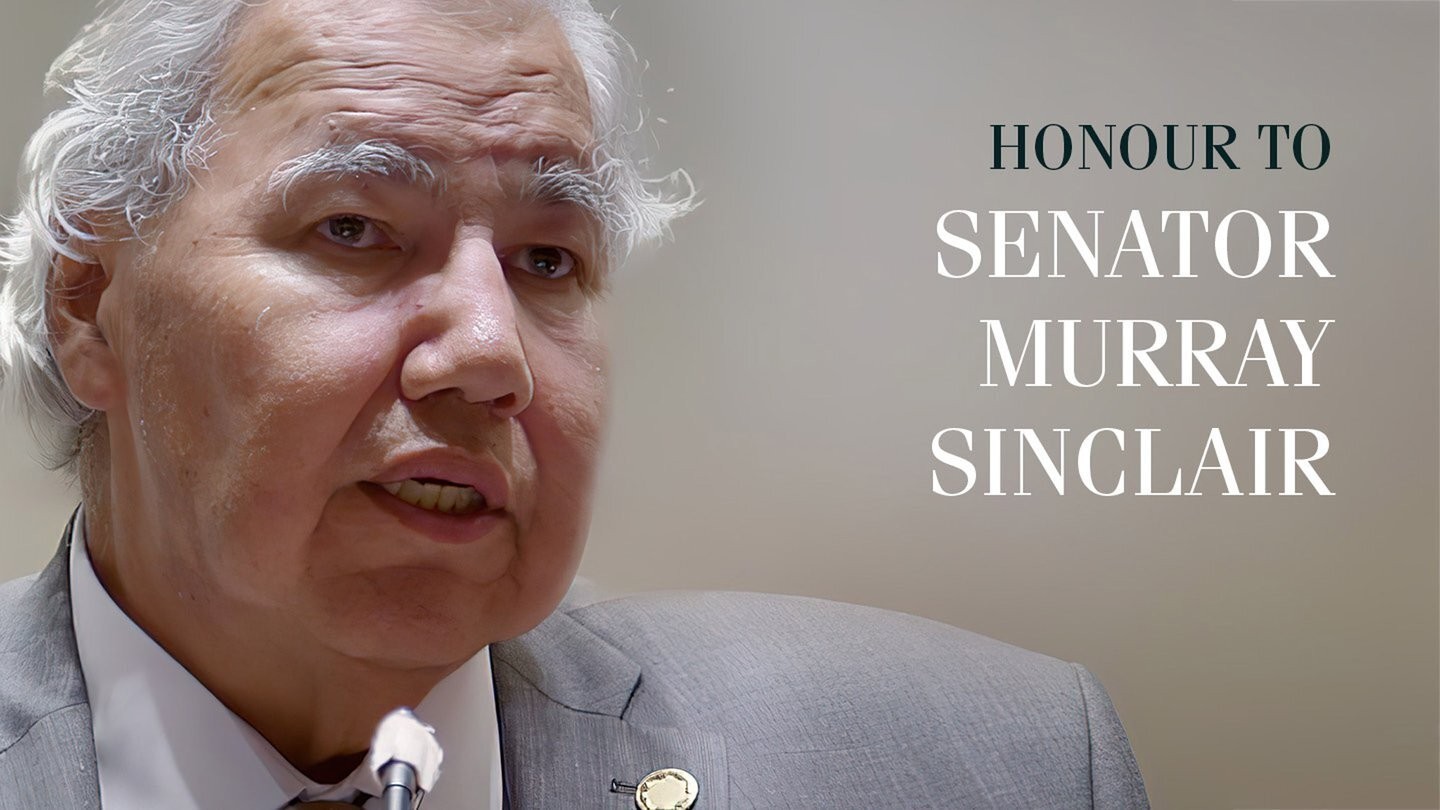 Still image of Murray Sinclair speaking