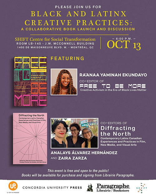 Please join us for Black and Latinx Creative Practices: A collaborative book launch and discussion