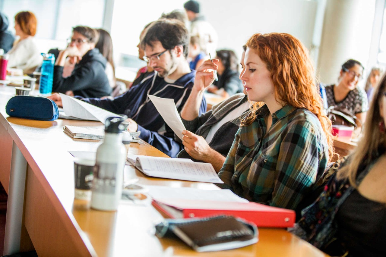 students in a classroom
