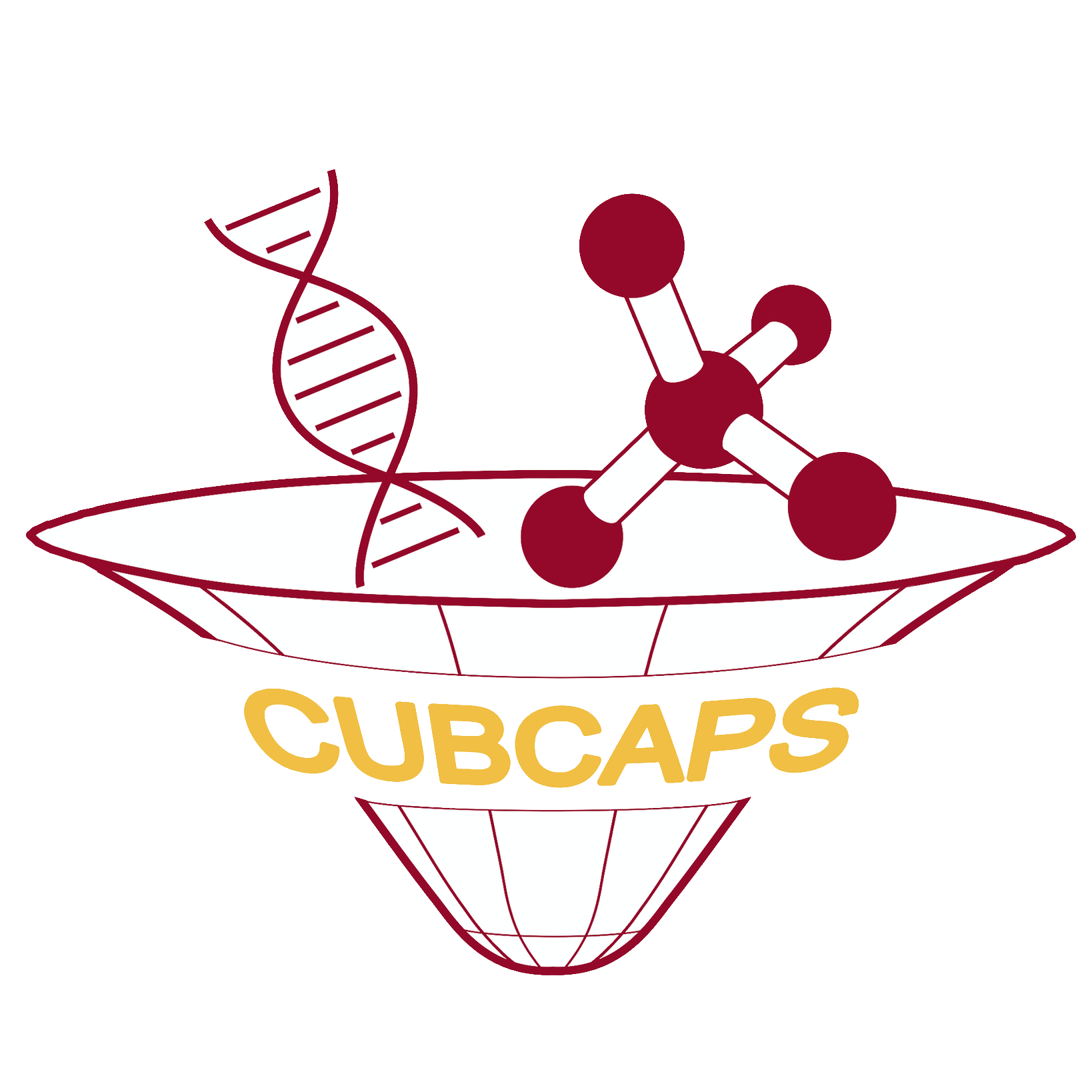 Concordia Undergraduate Biochemistry, Chemistry & Physics Society (CUBCAPS) logo