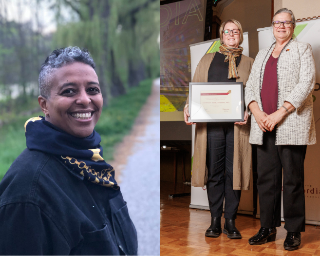 Dr. MJ Rwigema and Dr. Shannon Hebblethwaite Recognized at the Dean's Awards for Excellence