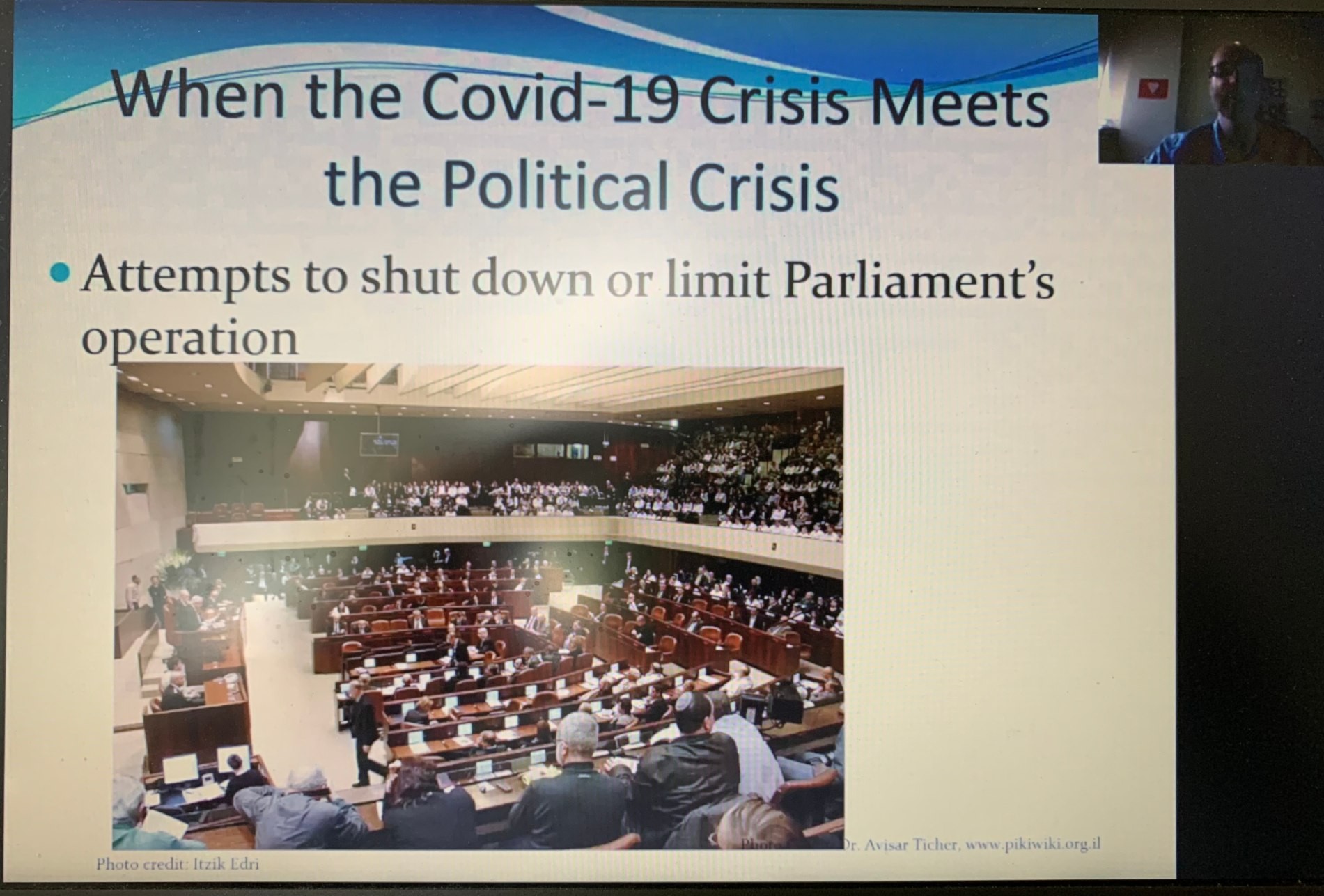 Parliaments and Covid 19, a Roundtable Hosted by the Institute