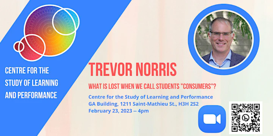 CSLP Speaker Series - Trevor Norris