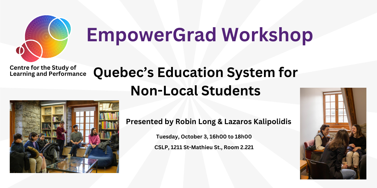 Banner for first EmpowerGrad Workshop