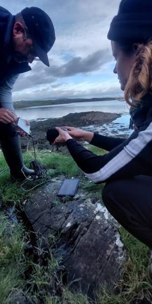 Photo de Mockler et Marcus Maeder en Irlande