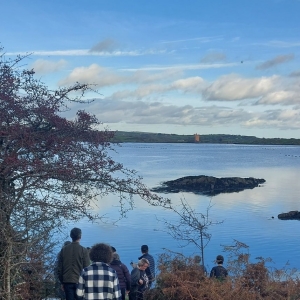 Photo of Mockler and others near a lake in Ireland