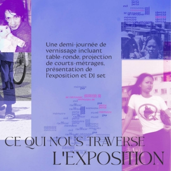 Poster for the What Travels Through Us panels