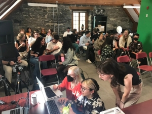 Image of students at a workshop