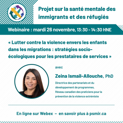 Poster for the webinar