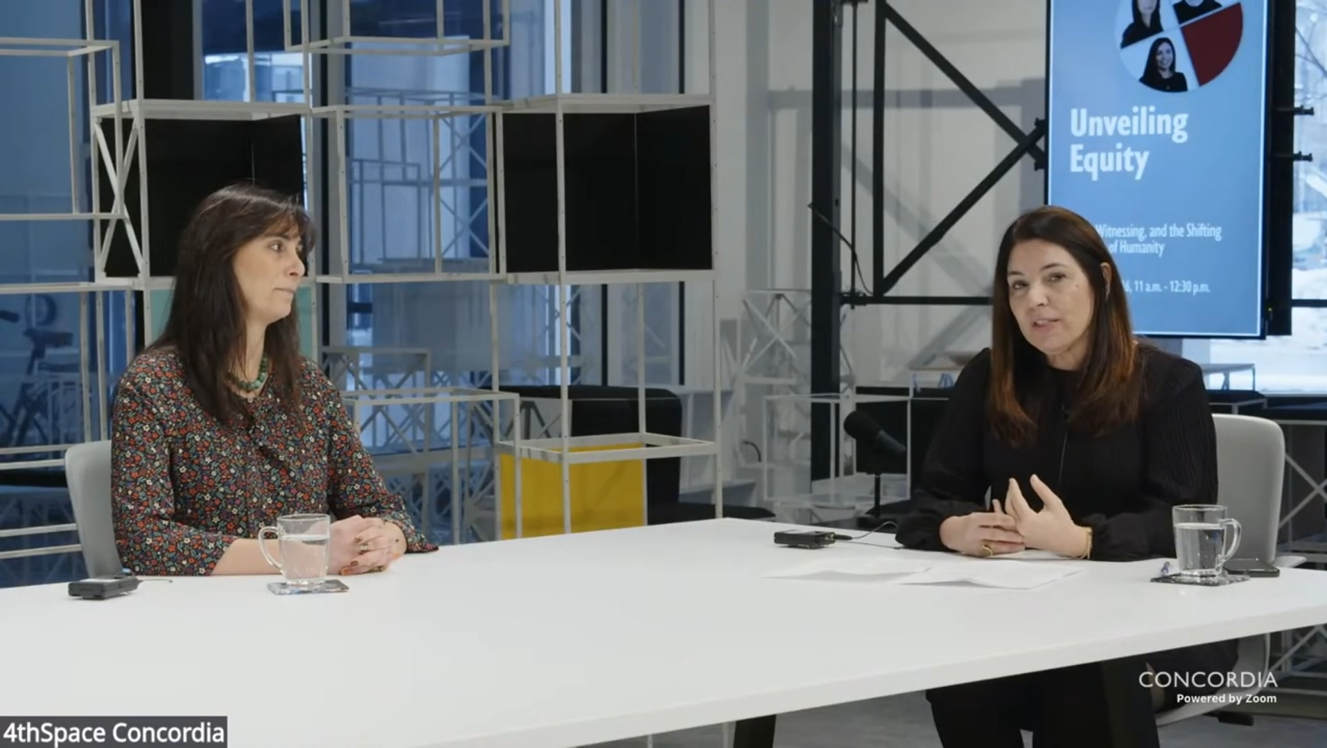 Photo of Ghayda Hassan & Zeina Ismail-Allouche at the 4th Space