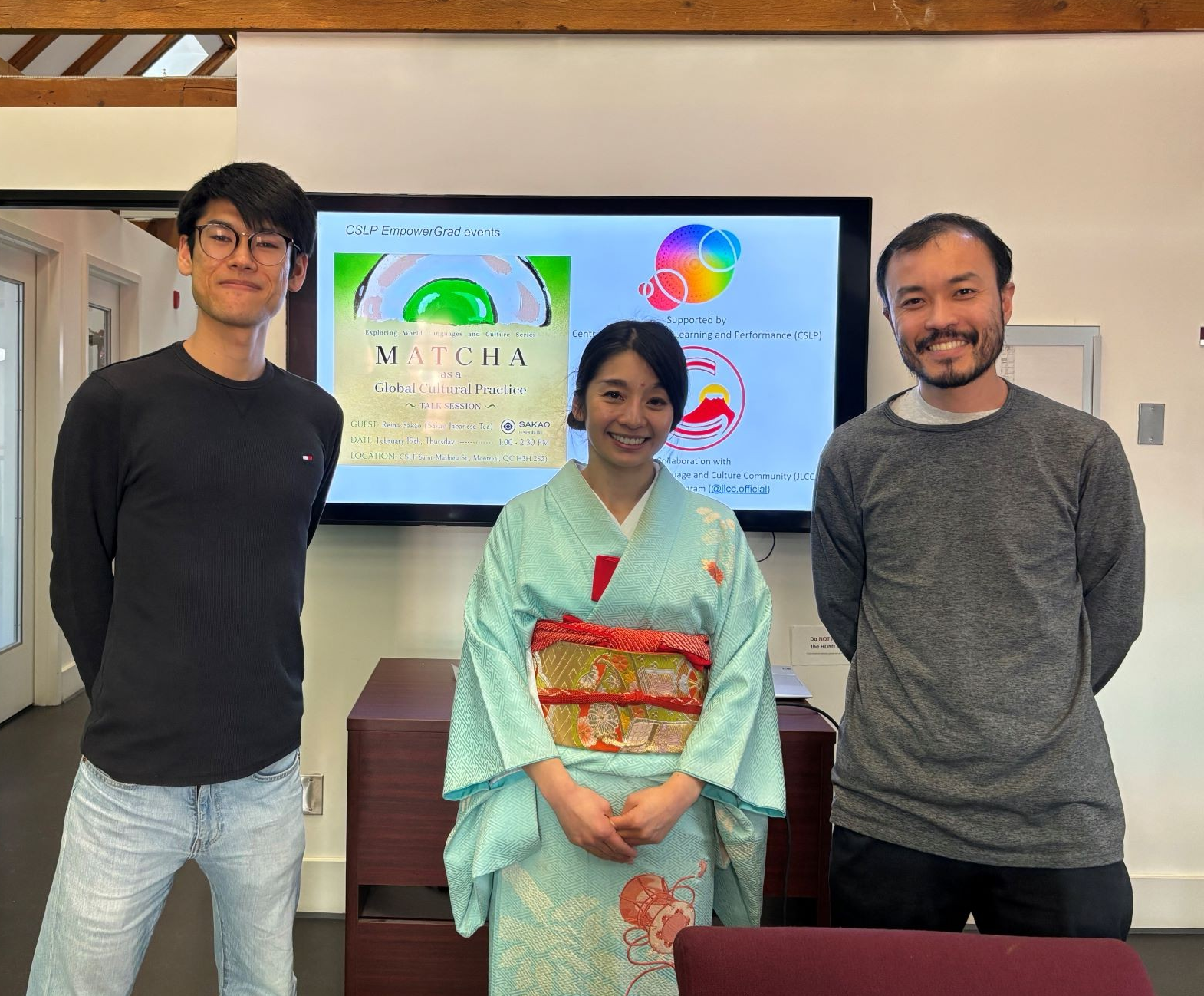 CSLP hosts an engaging talk on Japanese tea culture