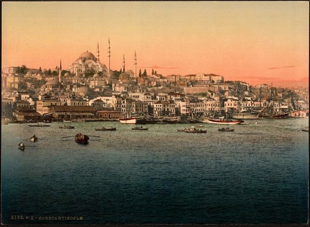 Detroit Publishing Company, View from the bridge, Constantinople,Turkey, photochrom, c.1890-1900.