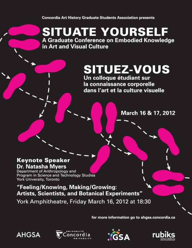 Conference - Situate Yourself A Graduate Conference on Embodied Knowledge in Art and Visual Culture