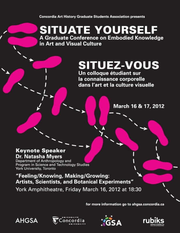 Conference - Situate Yourself A Graduate Conference on Embodied Knowledge in Art and Visual Culture Conference - Situate Yourself A Graduate Conference on Embodied Knowledge in Art and Visual Culture