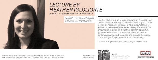 Heather Igloliorte: Inuit Art - Modern Meets Contemporary