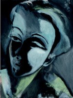Katie Lyle, White Night, Oil on canvas, 16" x 12", Sept. 2011