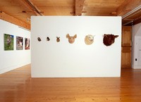 Installation of Animal Heads in the exhibition La Colonie, Deschambault-Grondines, 2010