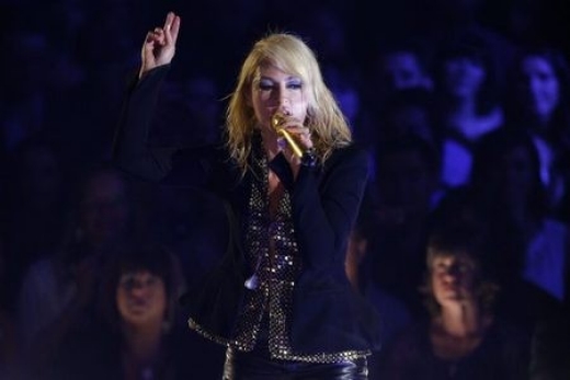 Metric's Emily Haines performs during the Juno Awards in Regina, Sask., on April 21. | Image courtesy of the Toronto Star.