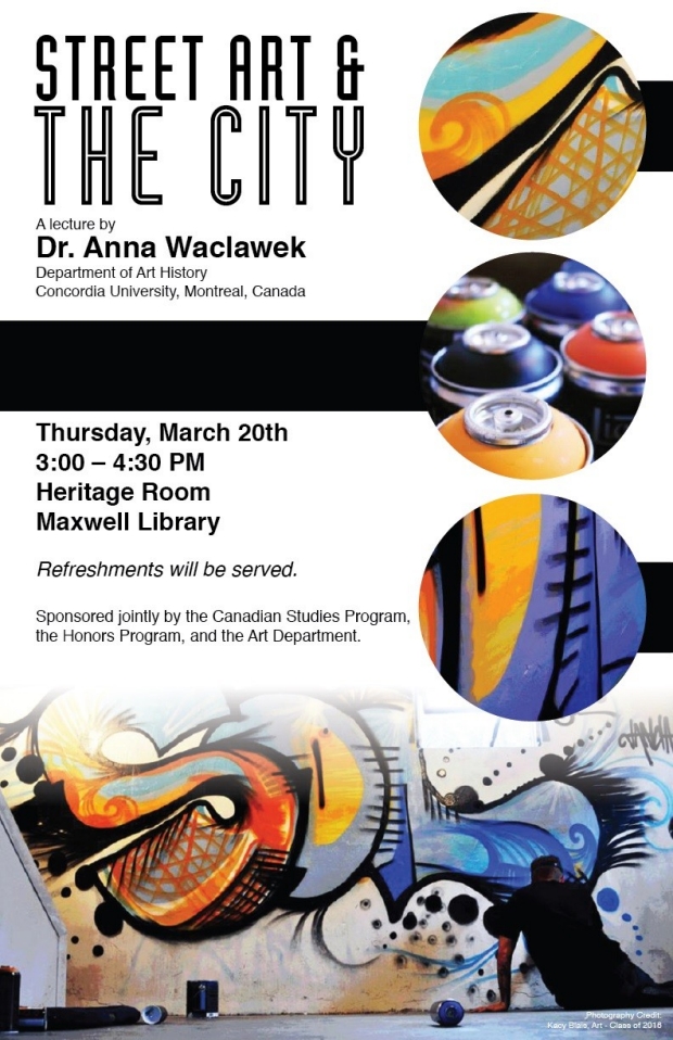 Lecture - Dr Anna Waclawek: Street Art & The City
