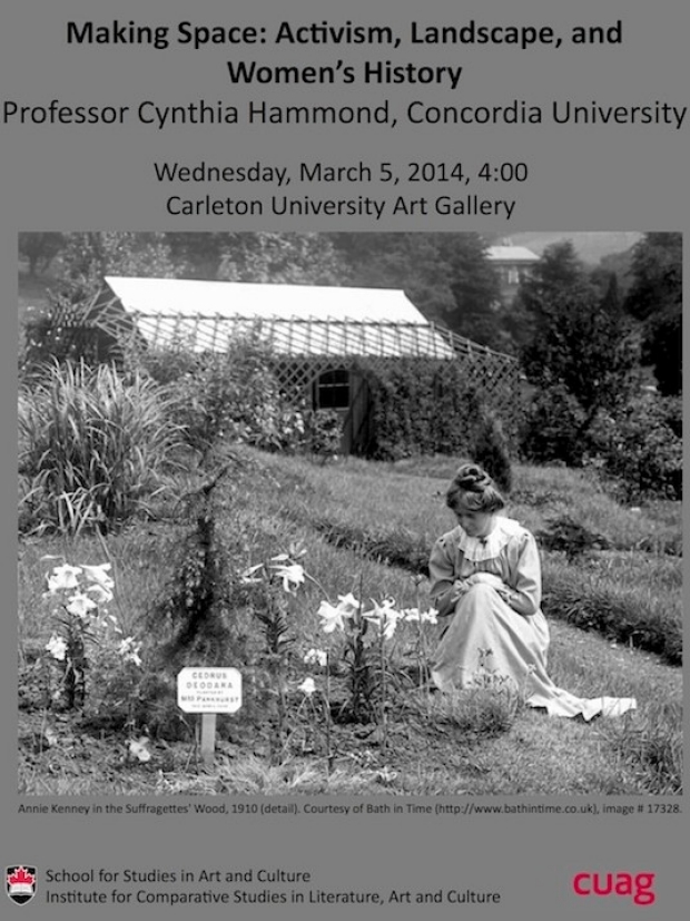 Dr Cynthia Hammond: Making Space: Activism, Landscape, and Women's History