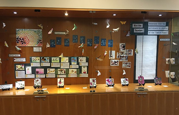 Participants' artwork showcased in Art Education Vitrine