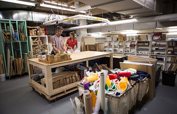 Inside the Concordia University Centre of Creative Reuse (CUCCR). 