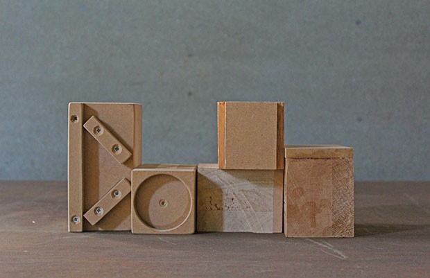 Supports for Unnecessary Ornamentation, 2014-2016 Wooden blocks (made by Achim Hirdes, Head Technician, Museum Abteiberg, Mönchengladbach)