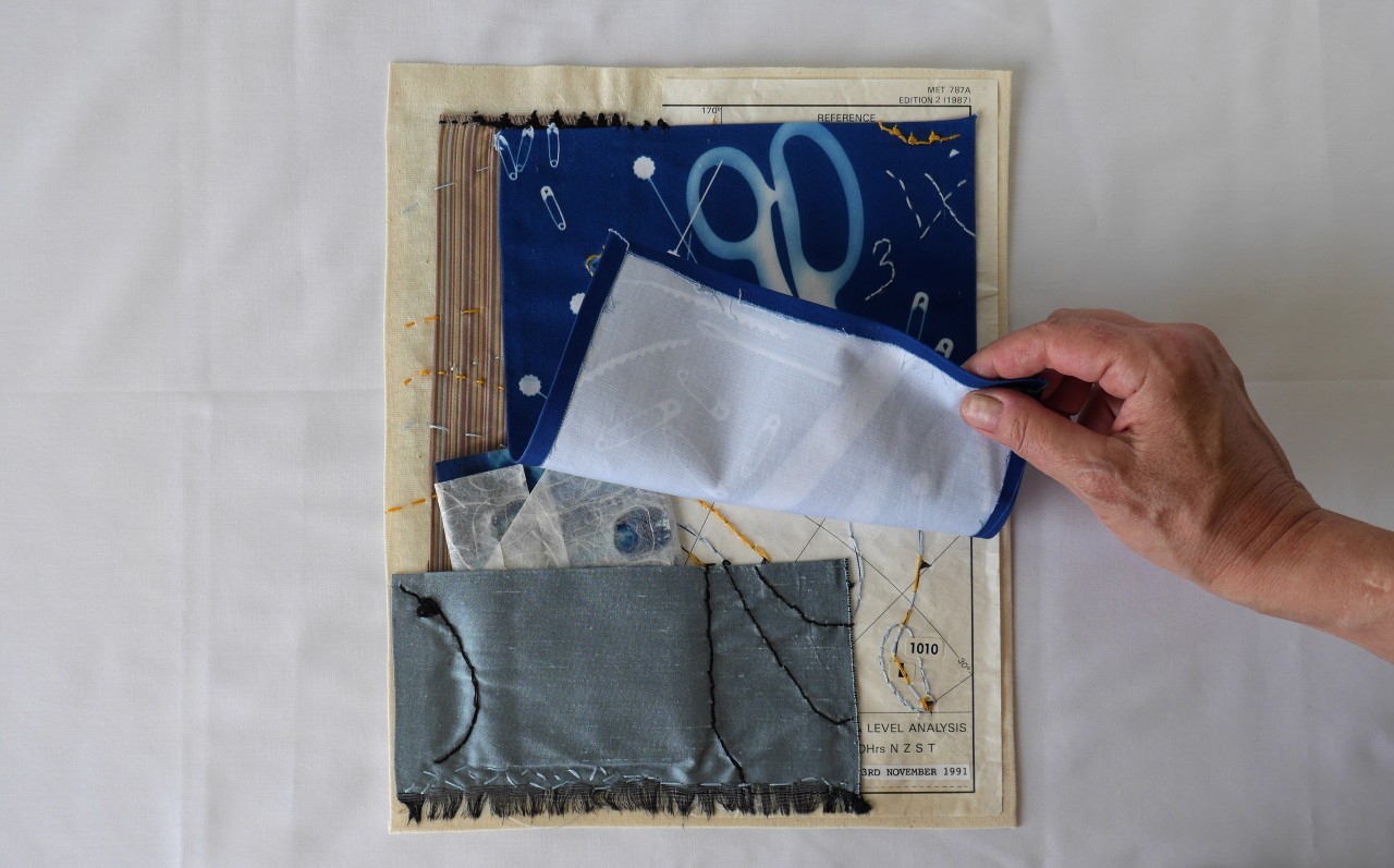Artwork by Anne Pilon, made as part of the What is Art For? mail art project. 