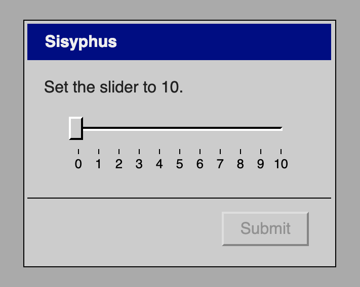 Pippin Barr releases Let's Play: Ancient Greek Punishment: UI Edition