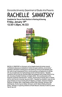 Painting and Drawing Artist Talks: RACHELLE SAWATSKY