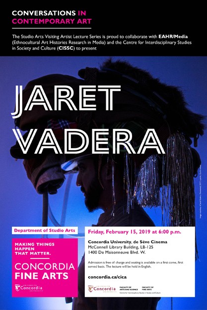 CICA Presents Jaret Vadera - Friday, Feb. 15. 6:00pm at the Deseve Cinema
