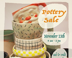 Concordia Ceramics Student Association: POTTERY SALE