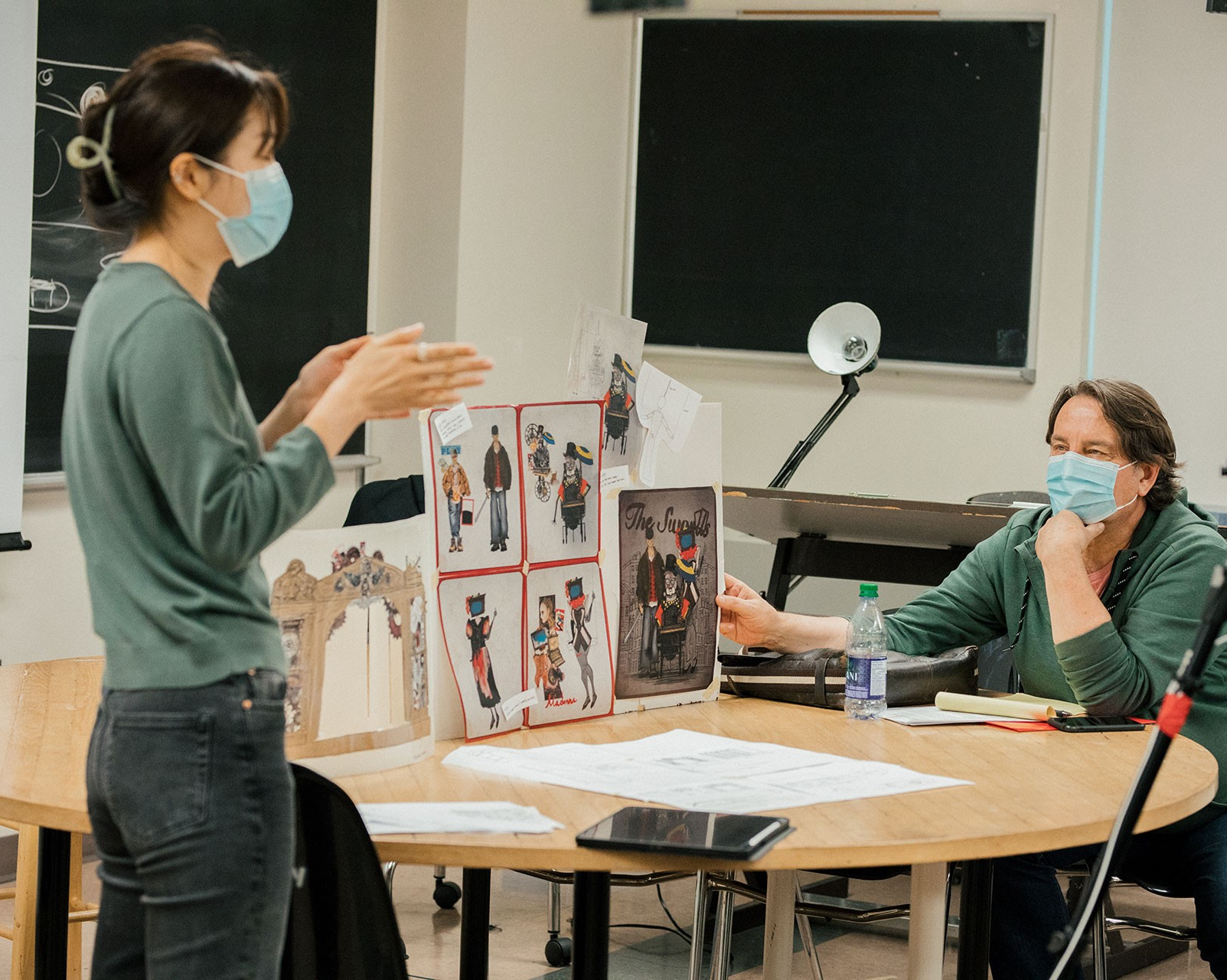 Puppeteer Ronnie Burkett teaches Concordia theatre students this semester