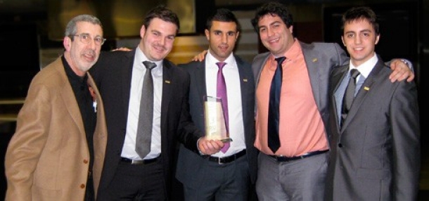 Students Samer Balaghi, Michel Berger, Adam Forlini and Samuel Nasso represented Concordia University’s John Molson School of Business (JMSB) at the 2012 Battle on Bay Street, Ryerson University's Financial Management Case Competition.