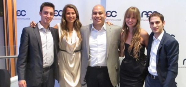 From left: Michel Berger, Ariane Beaulieu Sirois, Amr Ezzat, Emma Craig and Dinos Papoulias.