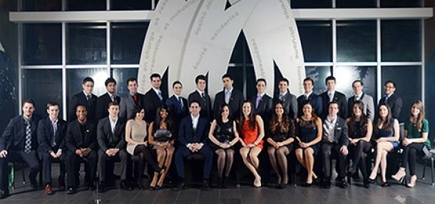 A delegation of 28 undergraduate students representing Concordia University’s John Molson School of Business attended the 2013 Financial Open, hosted by the University of Quebec at Rimouski, Levis Campus between February 1 and 3.