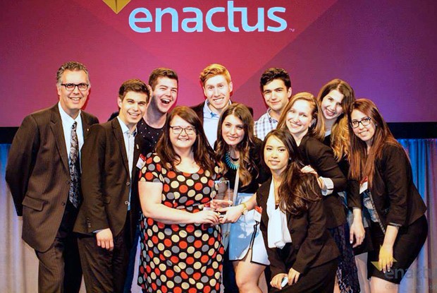 Enactus Concordia awarded the 2014 Tim Hortons Making a True Difference Project Fund Best Project award