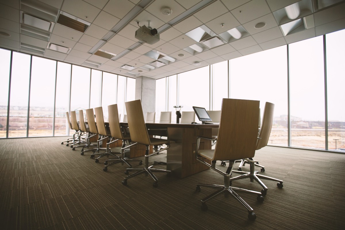 Empty board room