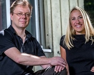 Carsten Wrosch, professor in the Department of Psychology and CRDH researcher and Joelle Jobin, a PhD candidate in clinical psychology.