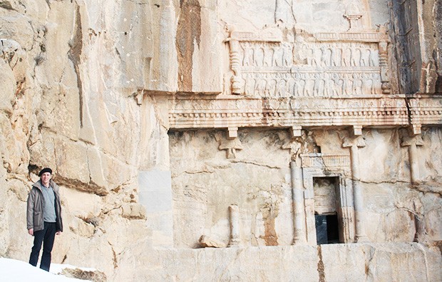 “There has always been considerable mutual influence and interaction between Iran and the West,” says Richard Foltz, Concordia professor and author, pictured here in Persepolis.