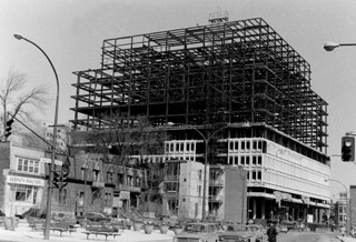 Hall Building under construction, circa 1965. | Photo courtesy Concordia Archives