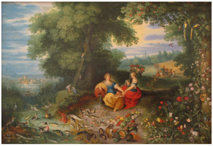 “Allegory of Earth and Water” by Jan Brueghel the Younger (1601-1678).