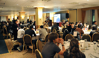 More than 250 students from about 50 countries turned out to last year's dinner.