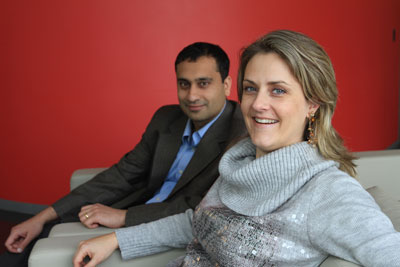 Professors Marylene Gagne and David Bhave. | Photo by Concordia University.