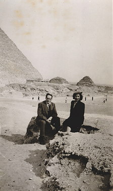Vincent and Olga Diniacopoulos scoured the globe amassing an impressive collection of Mediterranean and Egyptian antiquities. | Courtesy Concordia University Archives