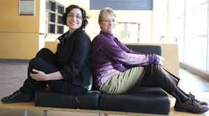 Sarah Etezadi and Dolores Pushkar study how human insight can improve life. | Photo by Concordia University